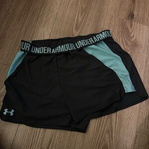 Under Armour Women's DARK BLUE and teal Shorts
